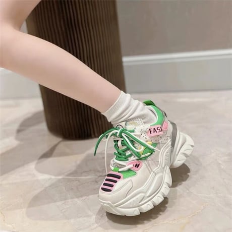 プラットフォーム スニーカー  [size 38即納]
