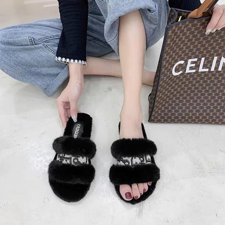 3色 Fluffy Logo Slide