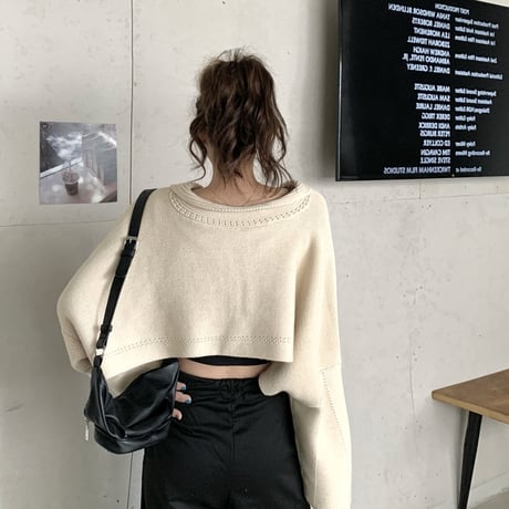 Vネック プルオーバー Top