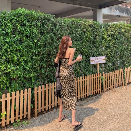 Leopard Queenロングワンピース