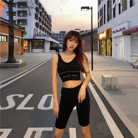 2色 Black & White Sporty ブラトップ