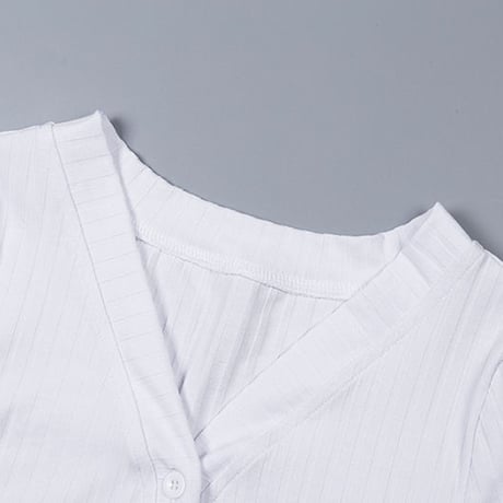 Pure White カーディガン