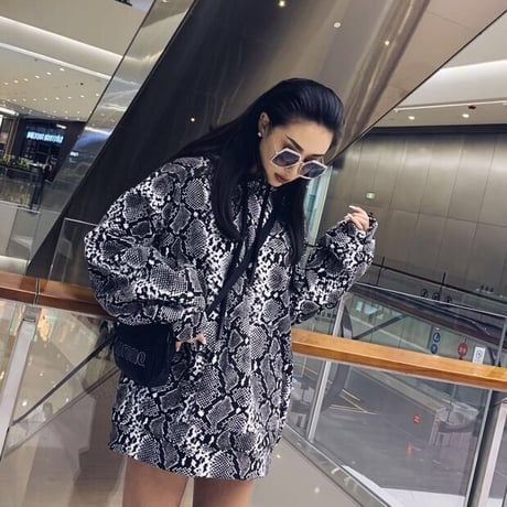 Gray Python Hoodie パーカー