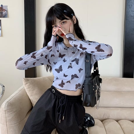 Butterfly Mesh Top