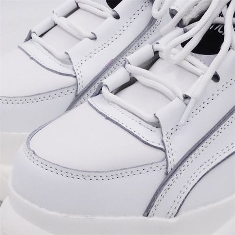 White Reflective プラットフォームシューズ