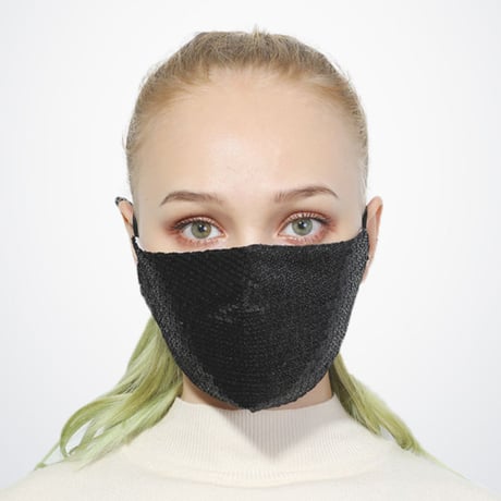 2色 2セット スパンコール Masks