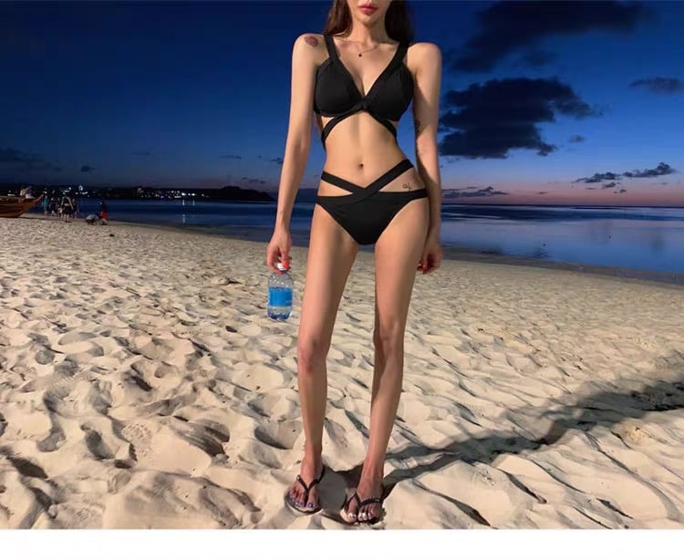 Beach Bunny ブラックビジュー水着 S Beach Bunny ブラックビジュー水着 S 2025水着vol.1】Black
