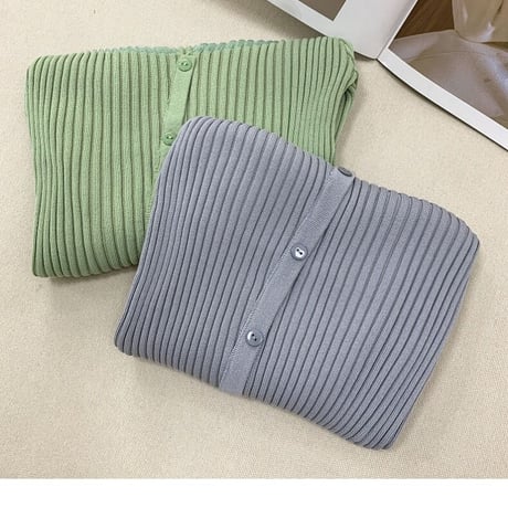 2色 Half Sheer カーディガン