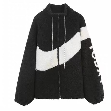 2色 Fluffy Zipper Jacket