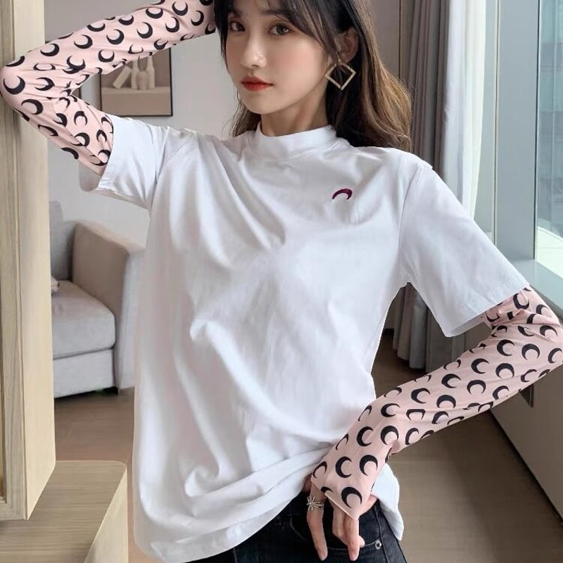月詠み ANOTHER MOON ロングTシャツ ホワイト ロングTシャツ＜since 2943 Y＞ / ホワイト / Free | TOoKA BASE