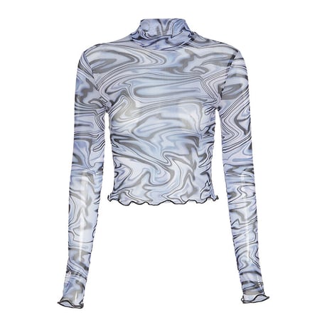 Swirl Sheer シースルー Top