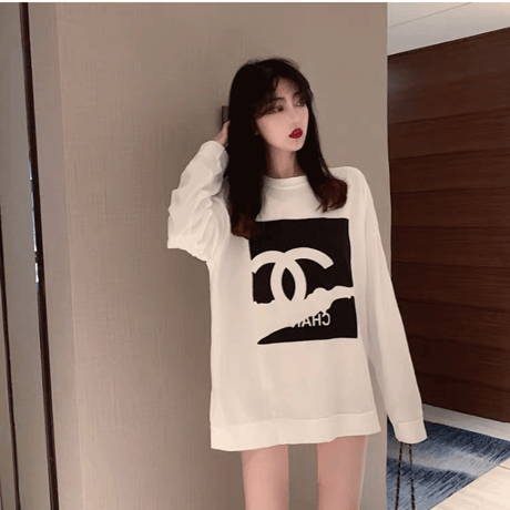 2色 UNISEX Front Print Top 男女兼用