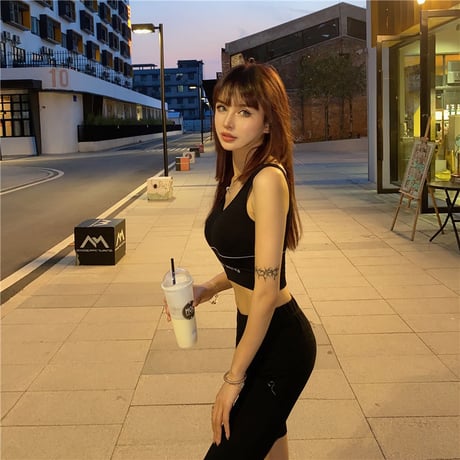2色 Black & White Sporty ブラトップ