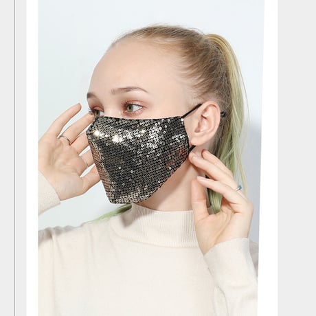 2色 2セット スパンコール Masks