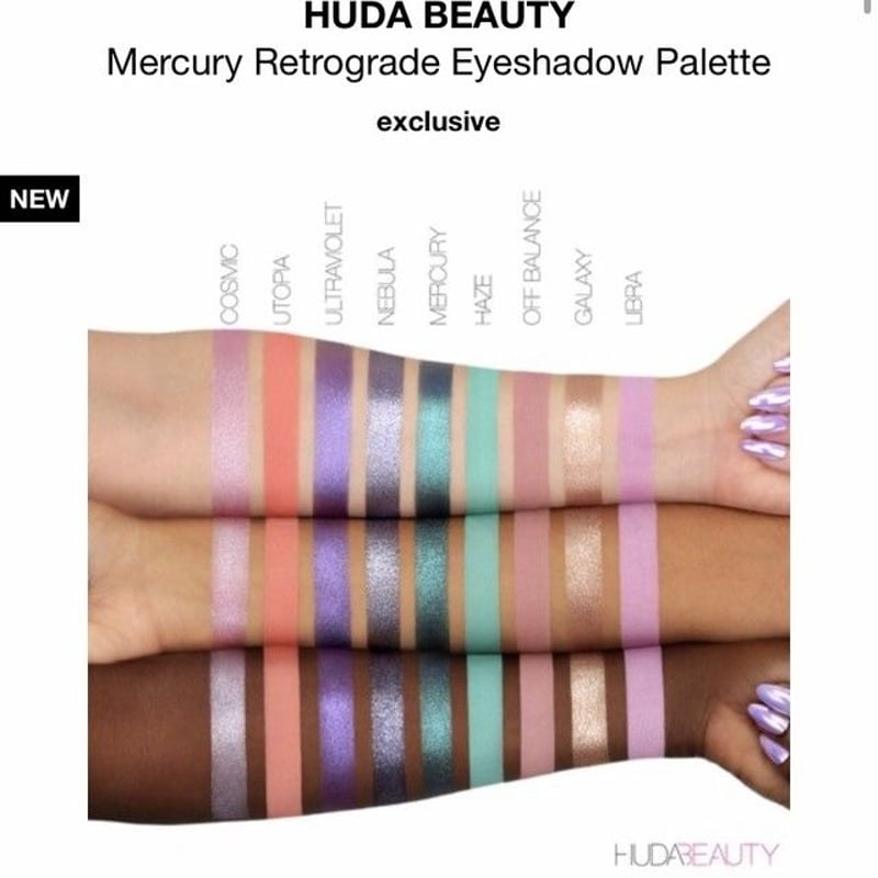 日本未入荷】HUDA BEAUTY アイシャドウ Mercury Retrograde【海外