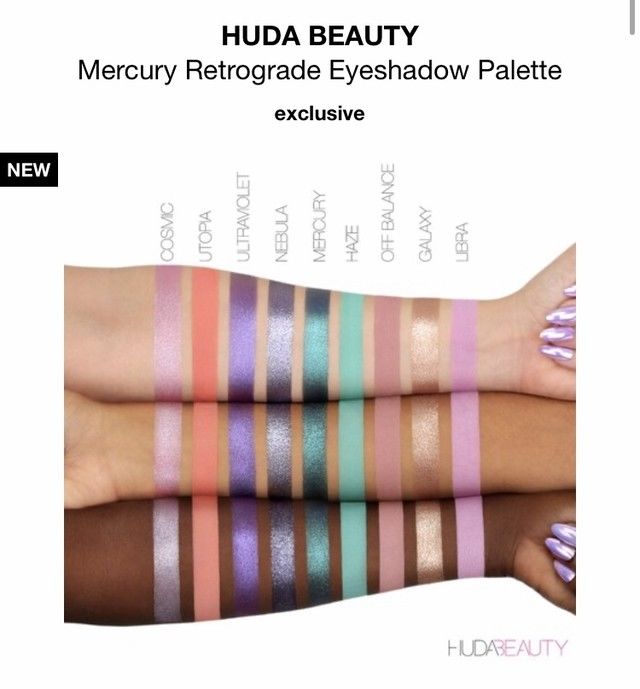 日本未入荷】HUDA BEAUTY アイシャドウ Mercury Retrograde【海外