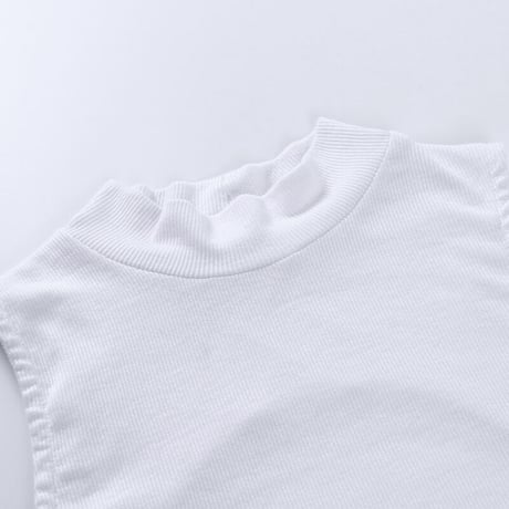 2色 Strappy リブニット Top