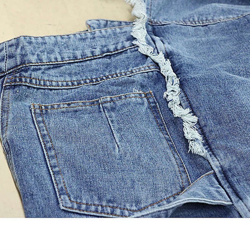 変形 デニム ワンピース | PLASTIC BUNNY