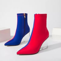 2色 Stylish Two-tone ブーツ
