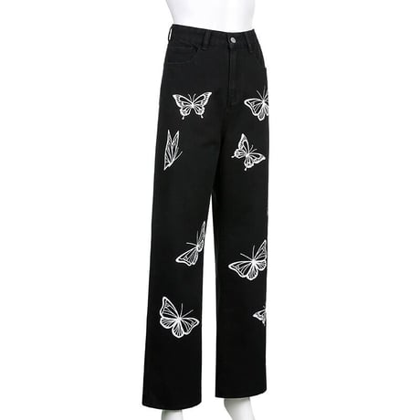Butterfly Print Pants