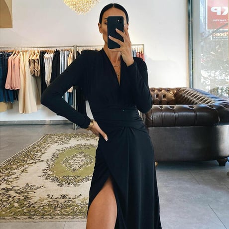 Side Slit Long dress