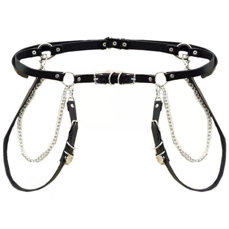 レザー ベルト サスペンダー Body Chain