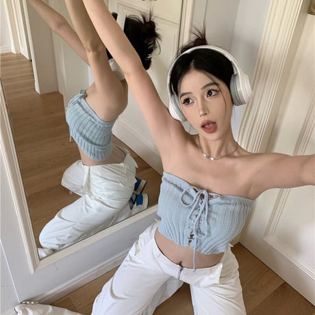 3色 2WAY ニット Top