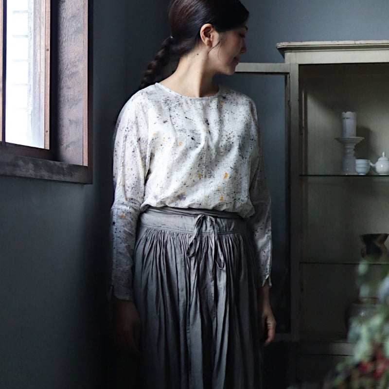 tabrik コットンシルクタッセルトップス 柘榴LOGWOOD | Hosizukiyo