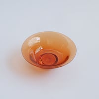 黒川登紀子　平小鉢　オレンジ
