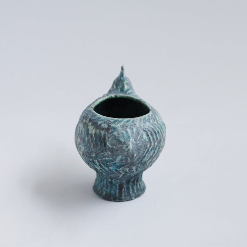 沓沢佐知子 オブジェ／青銅色動物 E | Hosizukiyo