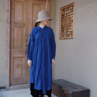 tabrik　リネンギャザーローブ　＜琉球藍＞