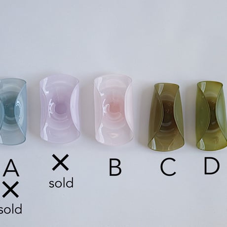 黒川登紀子　茶則　2色