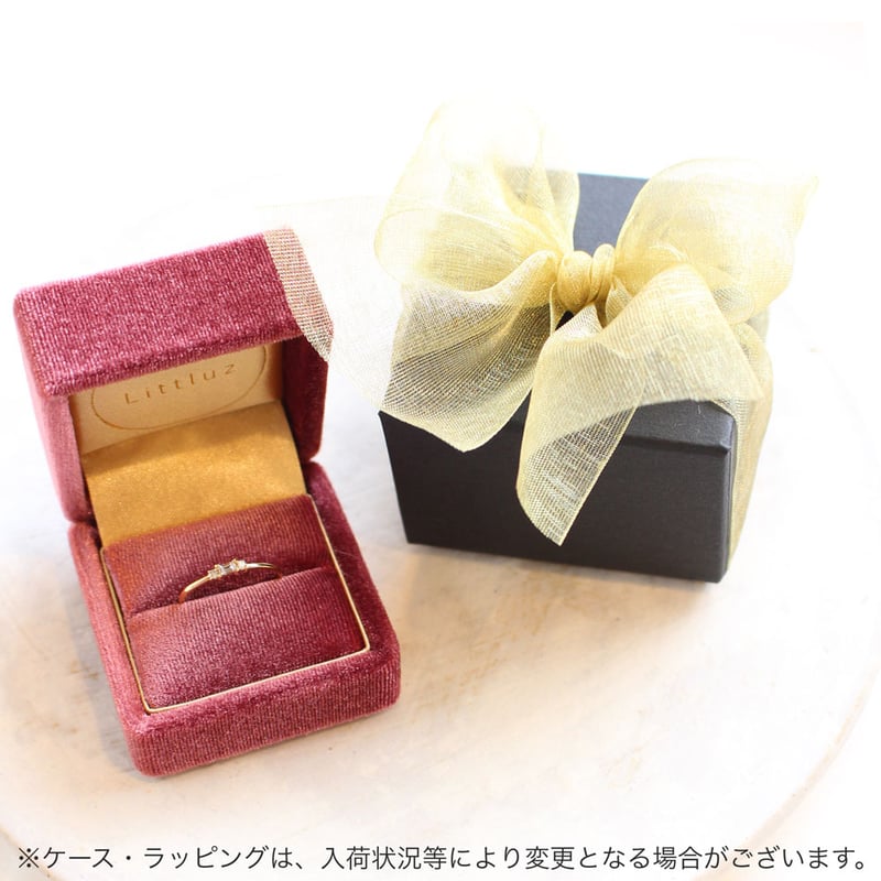 バゲットカットのダイヤモンドリング(11号)k18 | Littluz online store