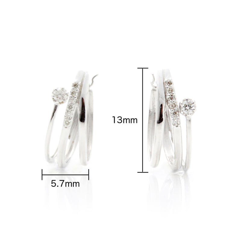 ダイヤモンド0.1ct｜k18WG | Littluz online store