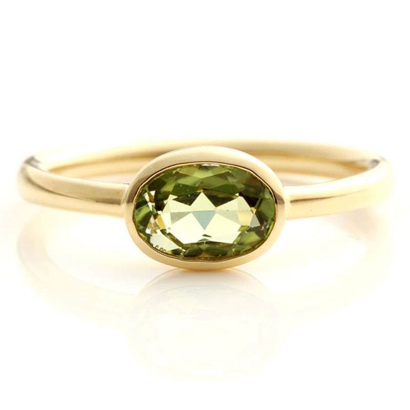 ペリドットリング k18 | Littluz online store