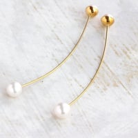 アコヤパールピアス6mm程 k18