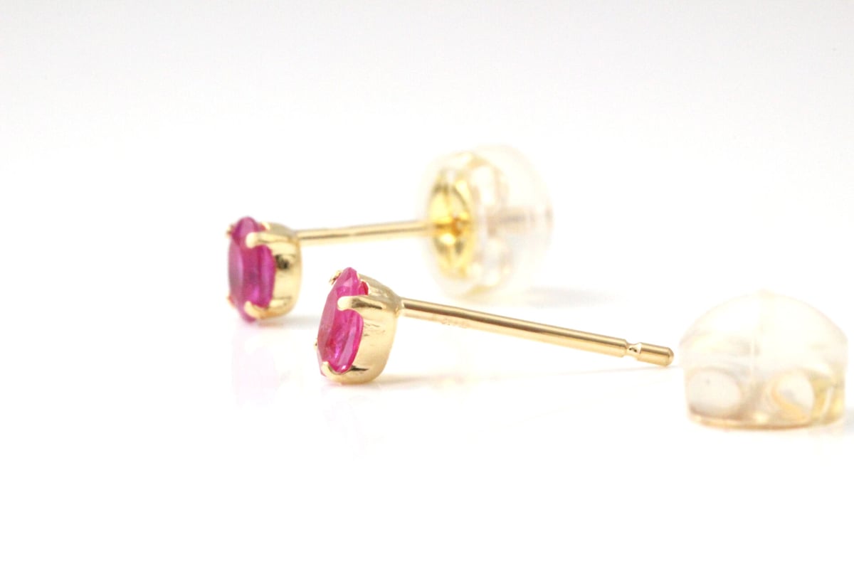 ルビー ピアス k18 | Littluz online store