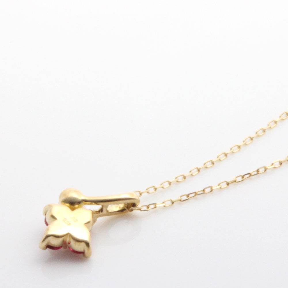 ルビー&ベビーパールネックレス k18 | Littluz online store