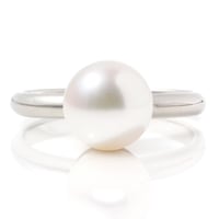 アコヤ真珠 8mm パールリング Pt900｜Littluzオリジナル