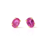 ルビー ピアス k18