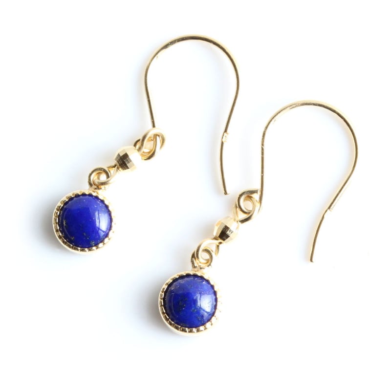 ラピスラズリピアス k18 | Littluz online store