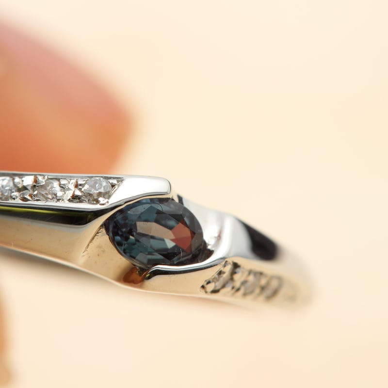 アレキサンドライト0.16ct | Pt900 | Littluz online store