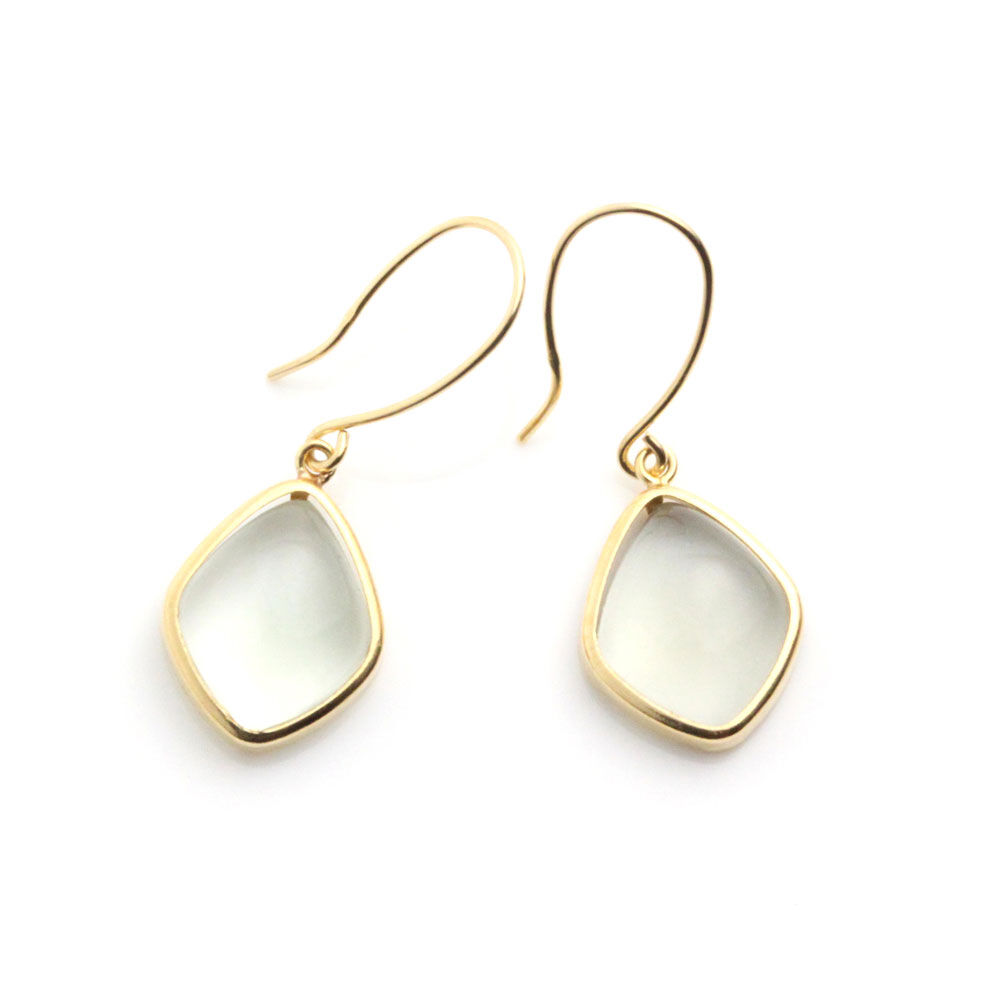 ヴェレッタオッターヴァ　グリーンアメジストフックピアス グリーンアメジストフックピアスk18 | Littluz online store