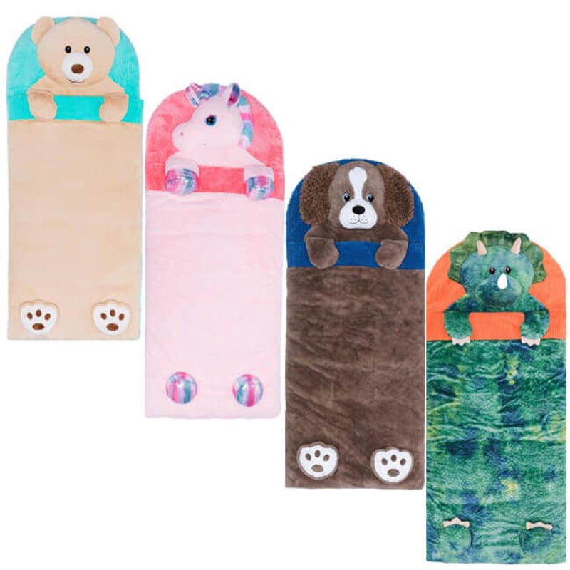 ハグファン(HUGFUN) ジュニア キャラクター寝袋 屋内用 スリーピング