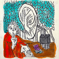 大西靖子「月明かり」木版画 ed.4/8 | 恵埜画廊STORE