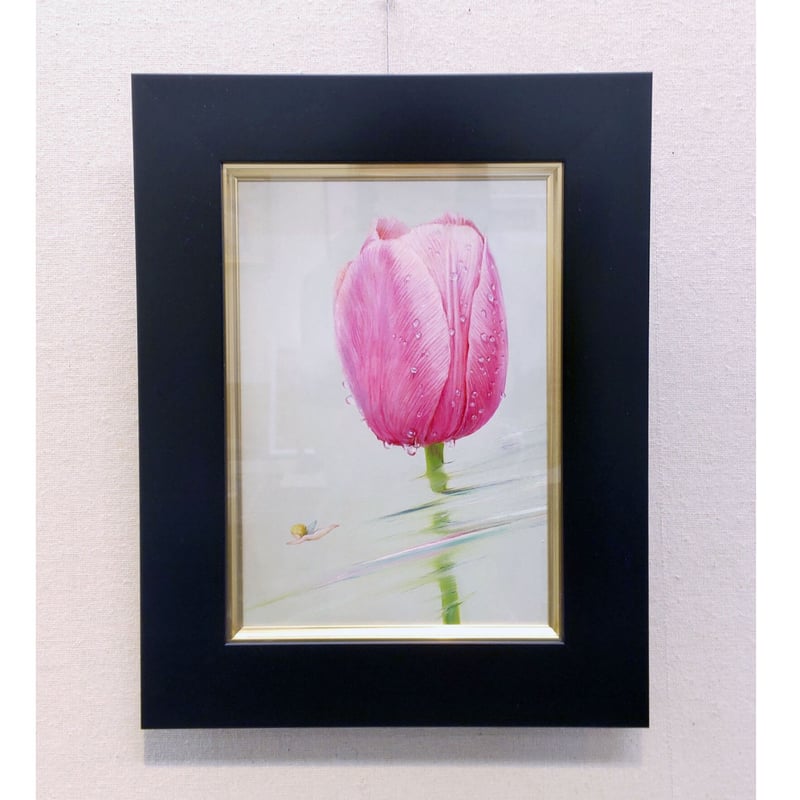 チューリップ油彩・日展出展経験有 青山ひろゆき 「チューリップ」 P3 | 恵埜画廊STORE