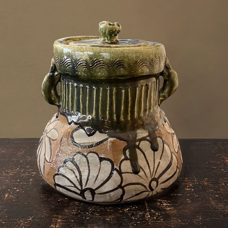 永江俊昭 「鳴海織部水指」 | 恵埜画廊STORE