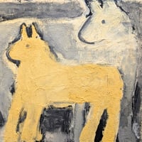 せきやゆりえ　原画　額付き イラストレーターせきやゆりえによる初の原画個展「キラキラおめめの