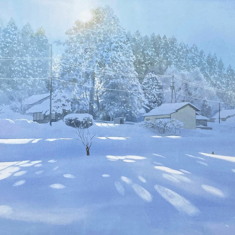 絵画　冬の風景画　引き取り限定 絵画 冬の風景画 引き取り限定 絵画冬の風景画引き取り限定