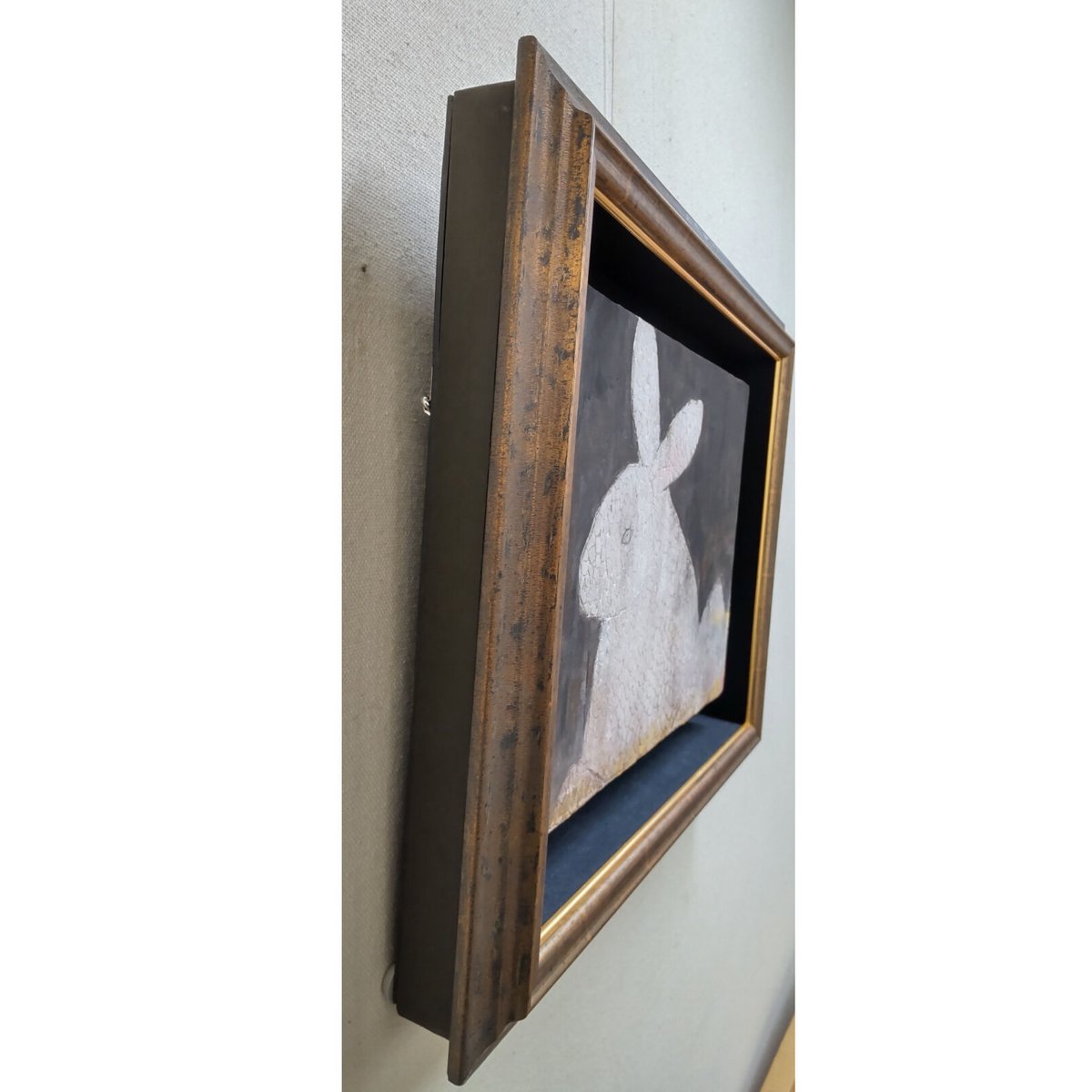 岡村桂三郎「うさぎ」日本画 額装込 | 恵埜画廊STORE